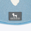 HUFT Frosty Friends Round Mat For Dog & Cat - Blue