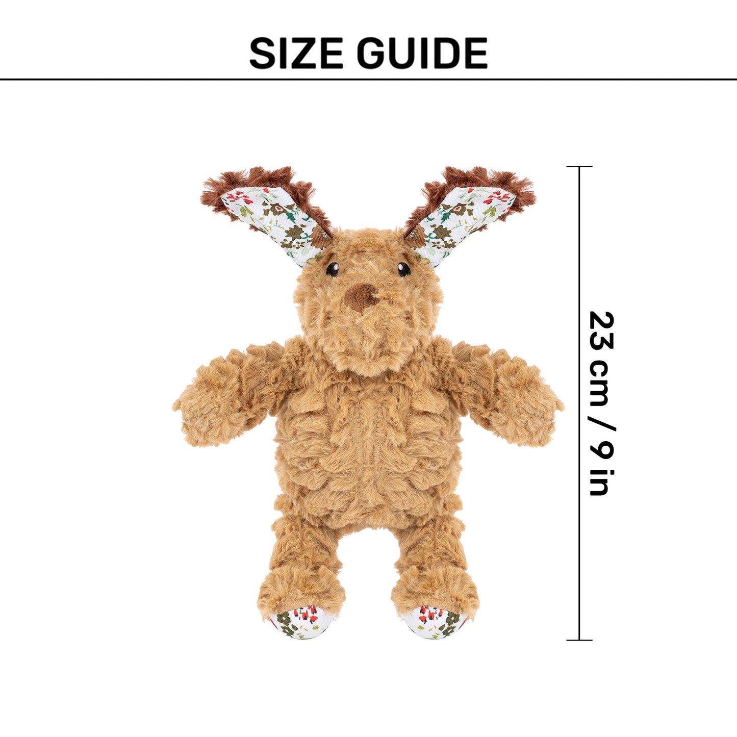 HUFT Doug The Dog Plush Toy - Light Brown - Heads Up For Tails