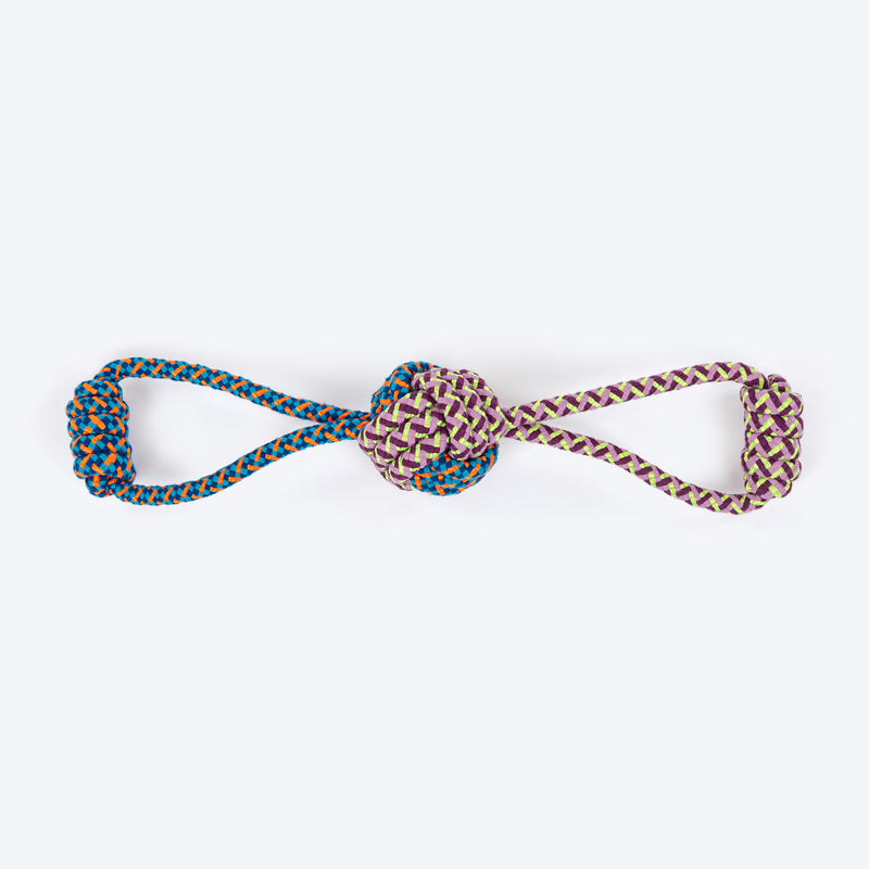 HUFT Tuggables Tug Tornado Rope Toy For Dog - Multicolor - Heads Up For Tails