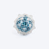 HUFT Rolly Poly Textured Ball Toy For Dogs - Blue