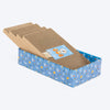 HUFT Kitty Crate Scratcher For Cat - Blue - Heads Up For Tails