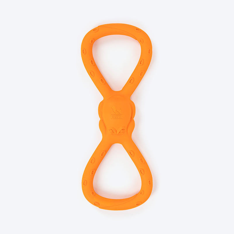 HUFT Chewtastic Twistie Chew Toy For Dog - Orange - Heads Up For Tails