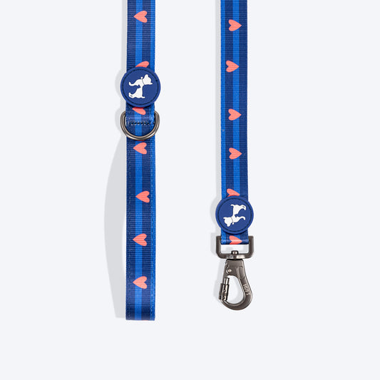 HUFT Striped Love Leash For Dog - Navy - Heads Up For Tails