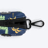 HUFT Dino Land Waste Bag Dispenser For Dog & Cat - Blue - Heads Up For Tails