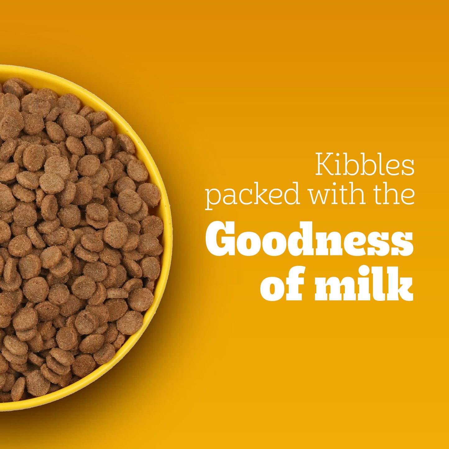 Pedigree Meat & Milk Puppy Dry Puppy Food - Heads Up For Tails