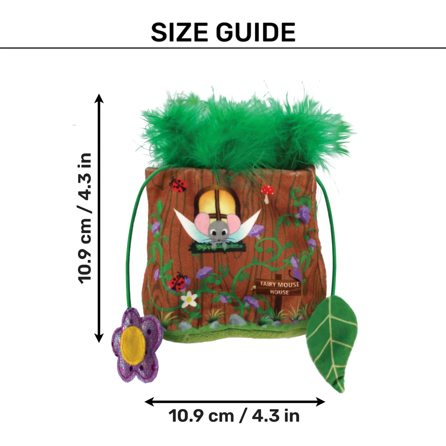 KONG Puzzlements Hideaway With Catnip Interactive Toy For Cat - Brown - Heads Up For Tails