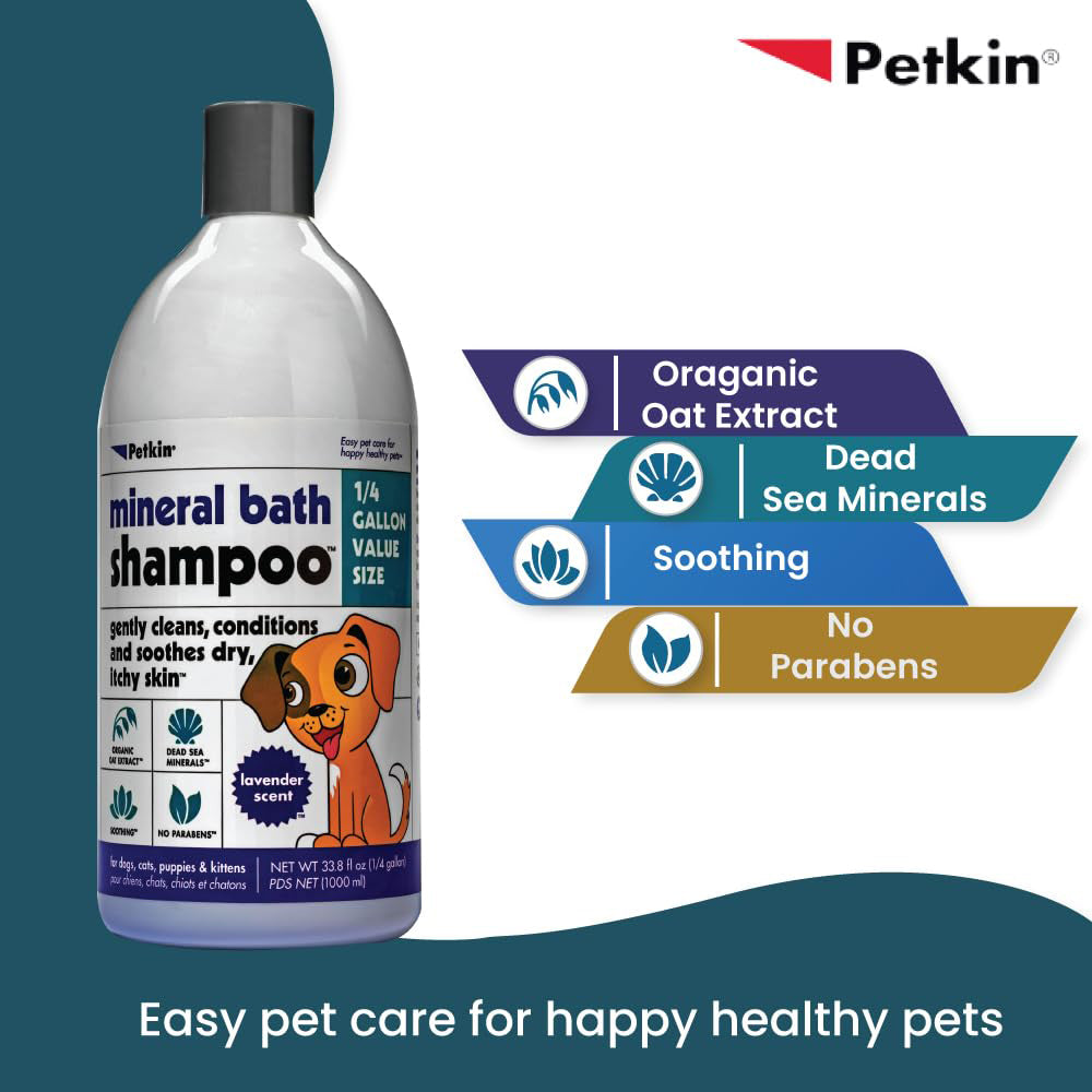 Petkin Mineral Bath Shampoo For Pet - Lavender - 1000 ml_03