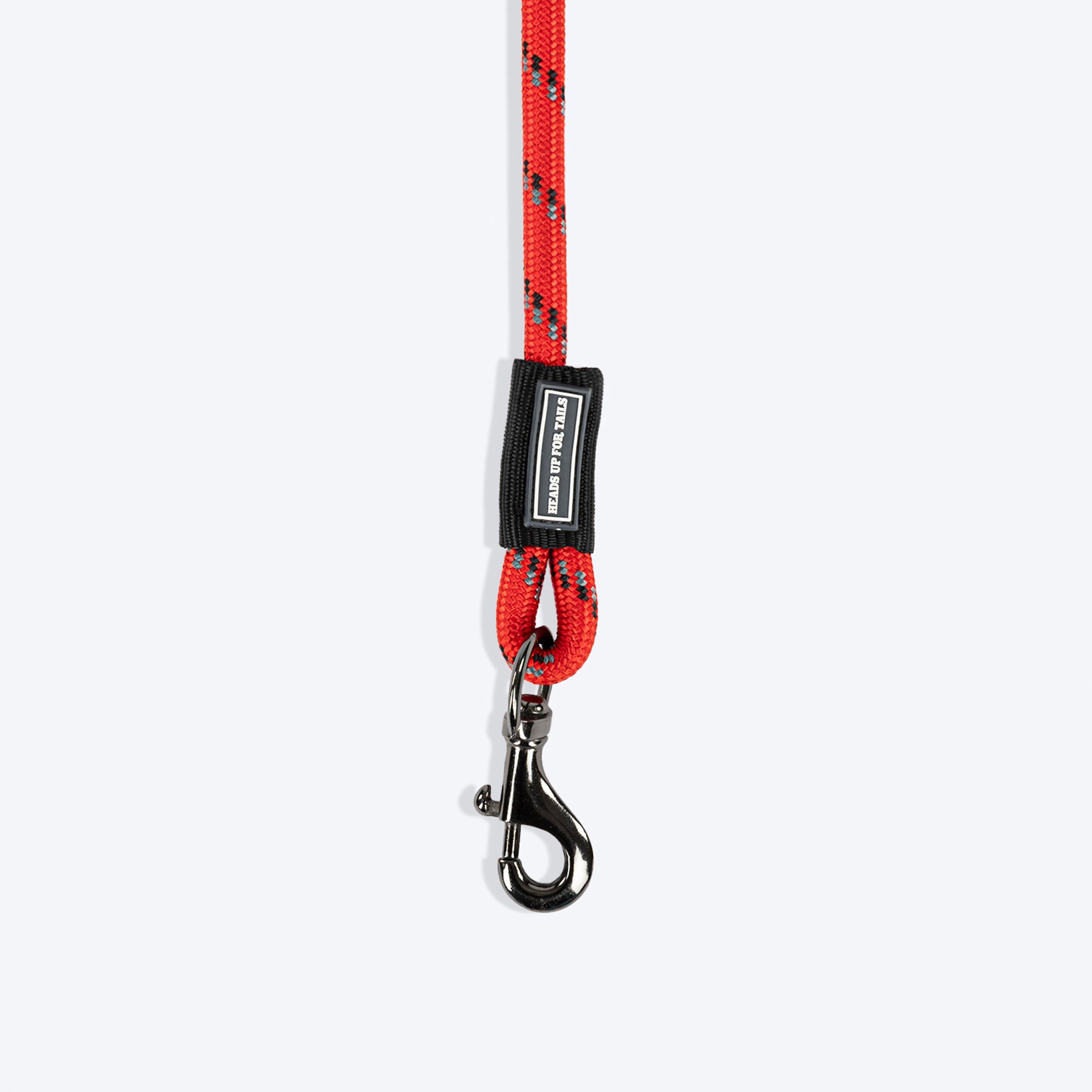 HUFT Basic Rope Leash For Dog - Red - 4 ft - Heads Up For Tails