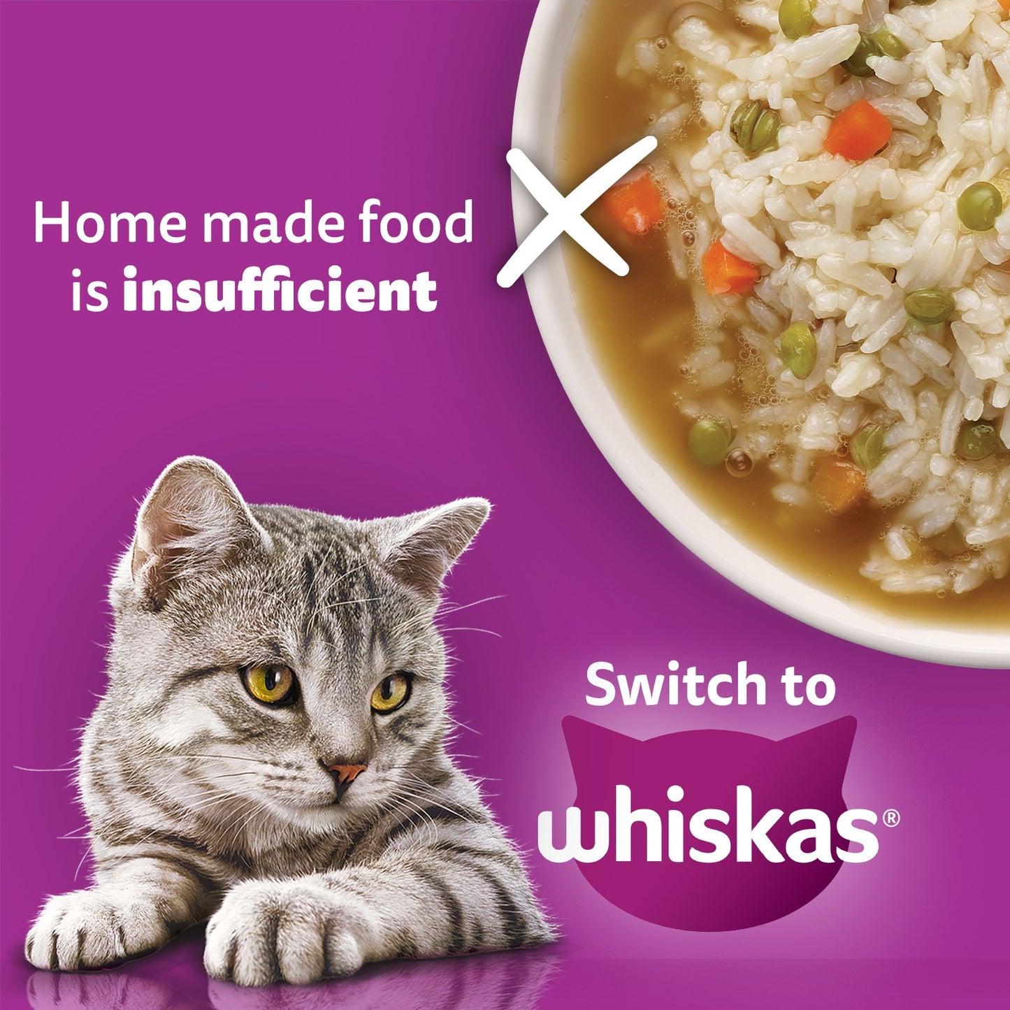 Whiskas Tuna And White Fish Wet Food For Adult Cat - 80 gm
