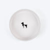 HUFT Whisker Wonderland Printed Melamine Bowl For Cat - White - Heads Up For Tails