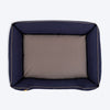 HUFT Giraffe Classic Lounger Bed For Dog - Grey & Navy - Heads Up For Tails