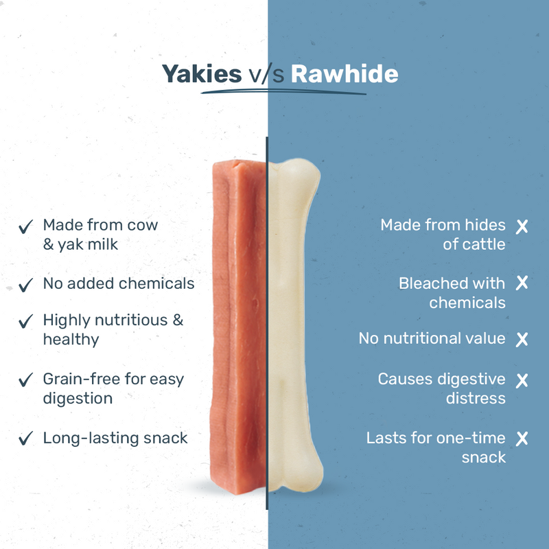 HUFT Yakies Vegetarian Natural Chew Bone - Apple - Heads Up For Tails