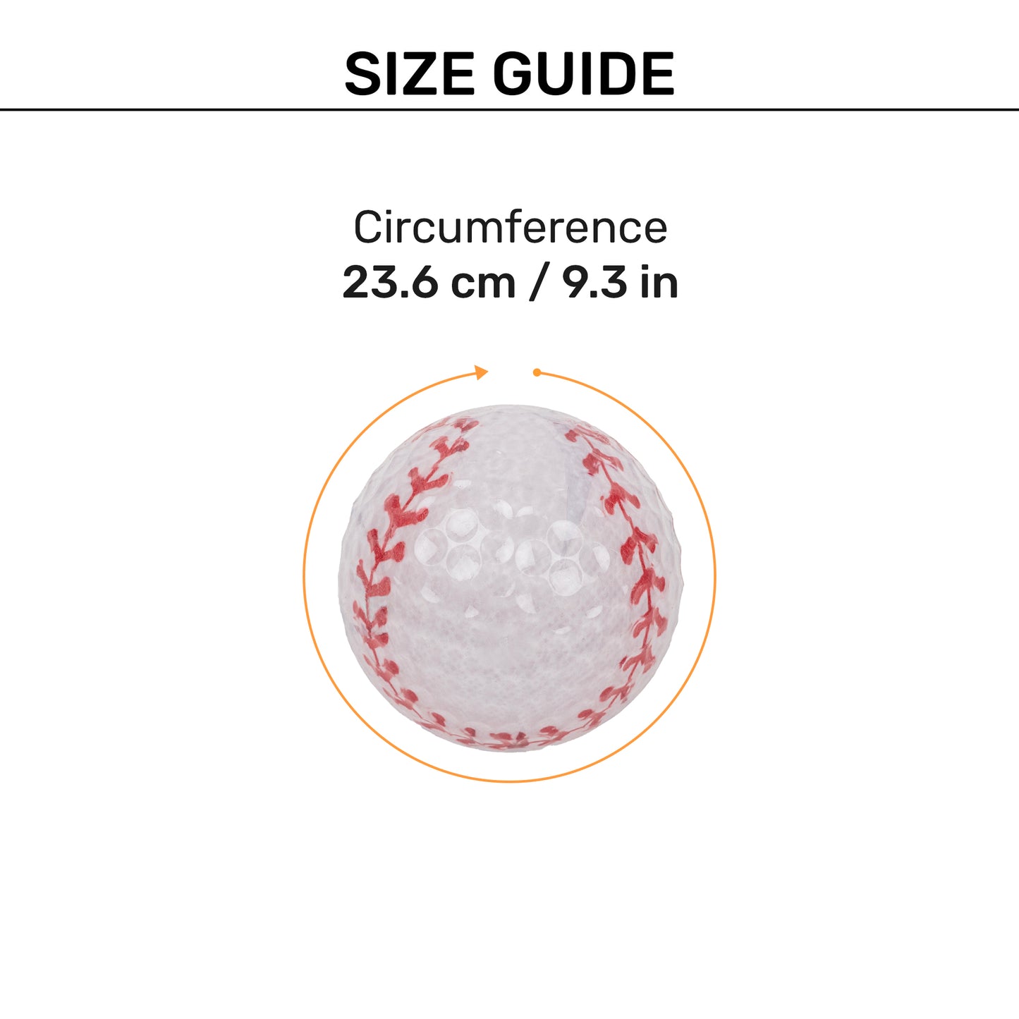 TLC ClearPitch Ball Toy For Dog - White - Heads Up For Tails