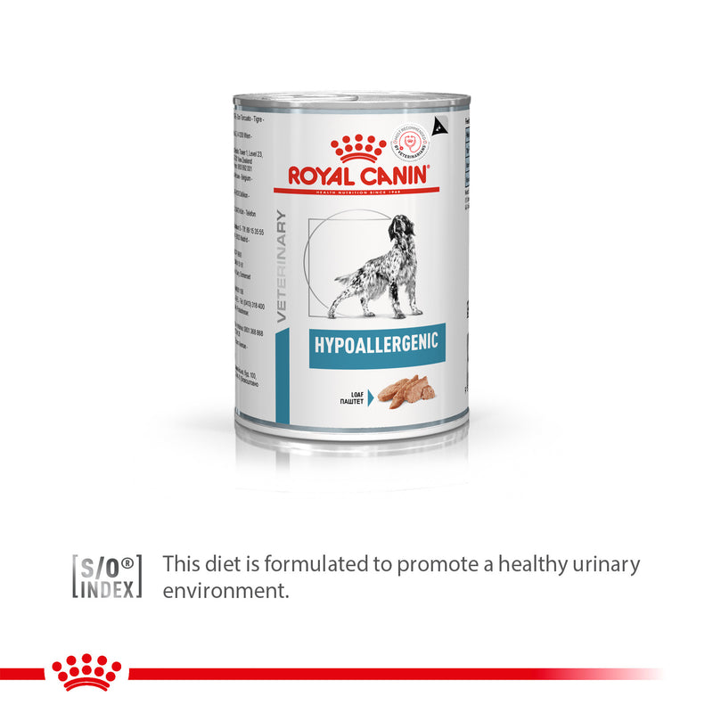 Royal Canin Hypoallergenic Veterinary Diet Wet Dog Food - 400 g - Heads Up For Tails