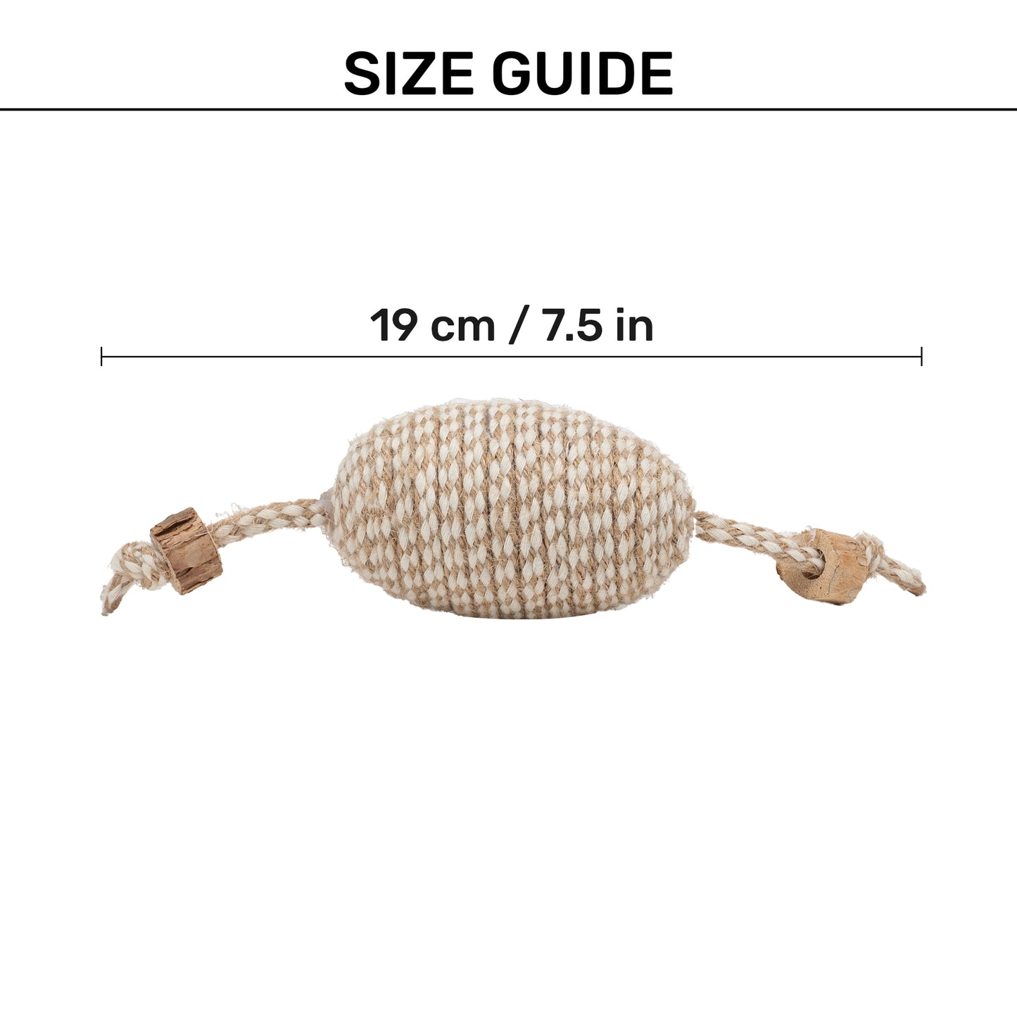 TLC Whisker Paws Matatabi Toy For Cat - Beige - Heads Up For Tails