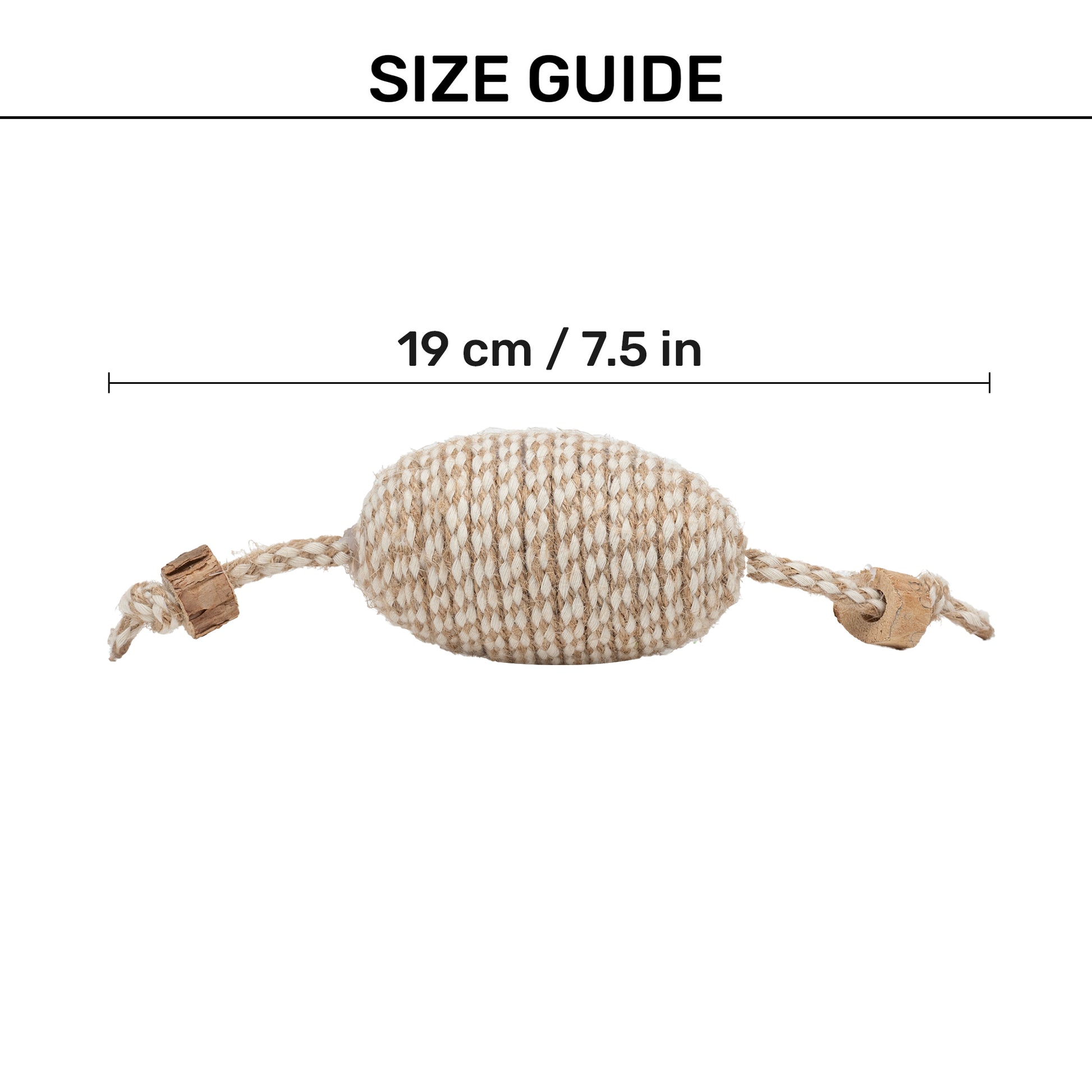 TLC Whisker Paws Matatabi Toy For Cat - Beige - Heads Up For Tails