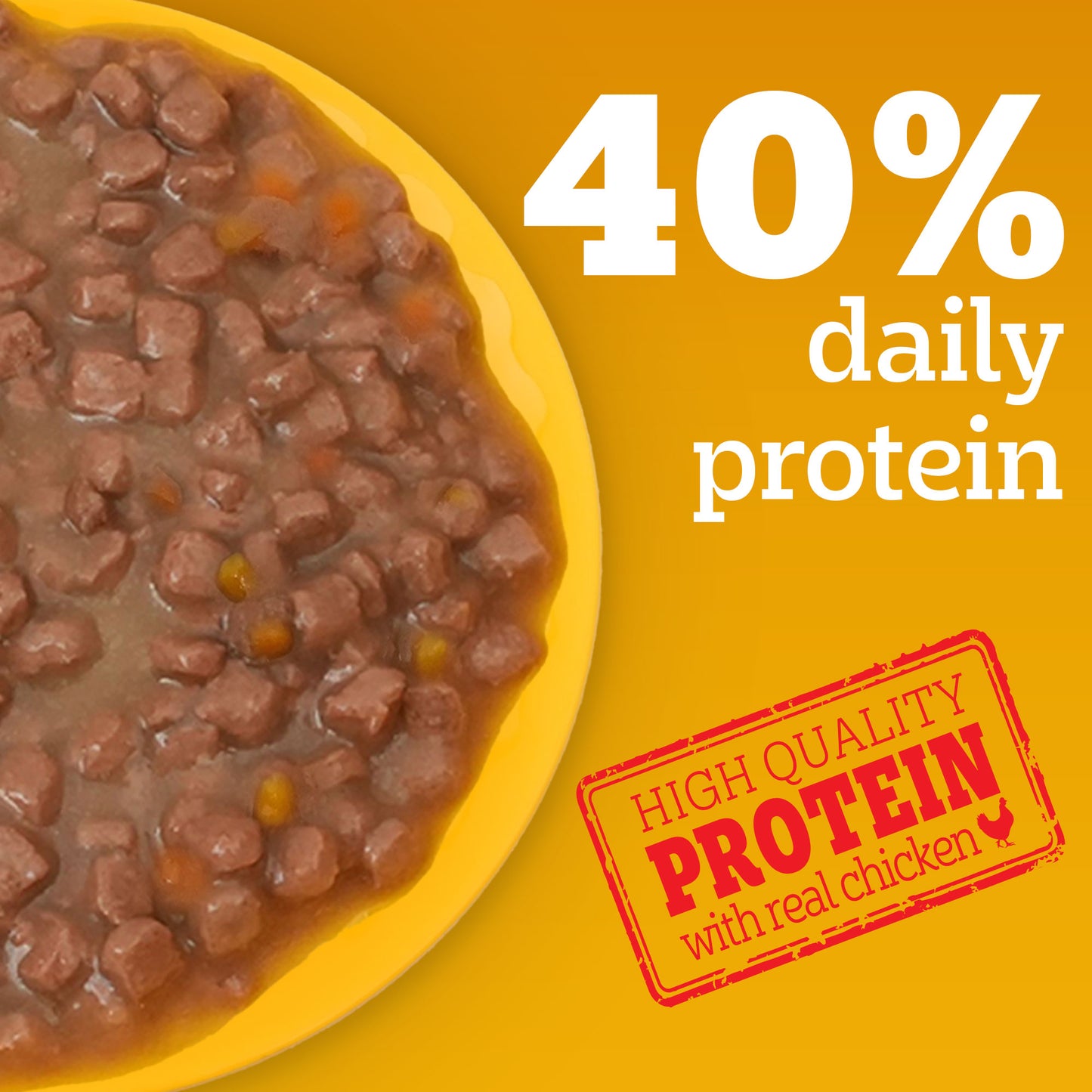 Pedigree Chicken & Liver Chunks in Gravy with Vegetables Wet Puppy Food - 70Gm Packs - Heads Up For Tails