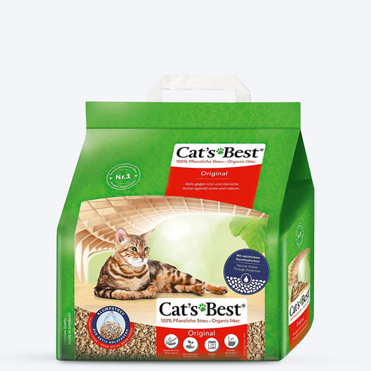 Cat's Best Original Clumping Cat Litter - 5.2 kg - Heads Up For Tails