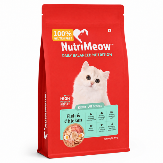 Nutrimeow Chicken & Fish Dry Food For Kitten