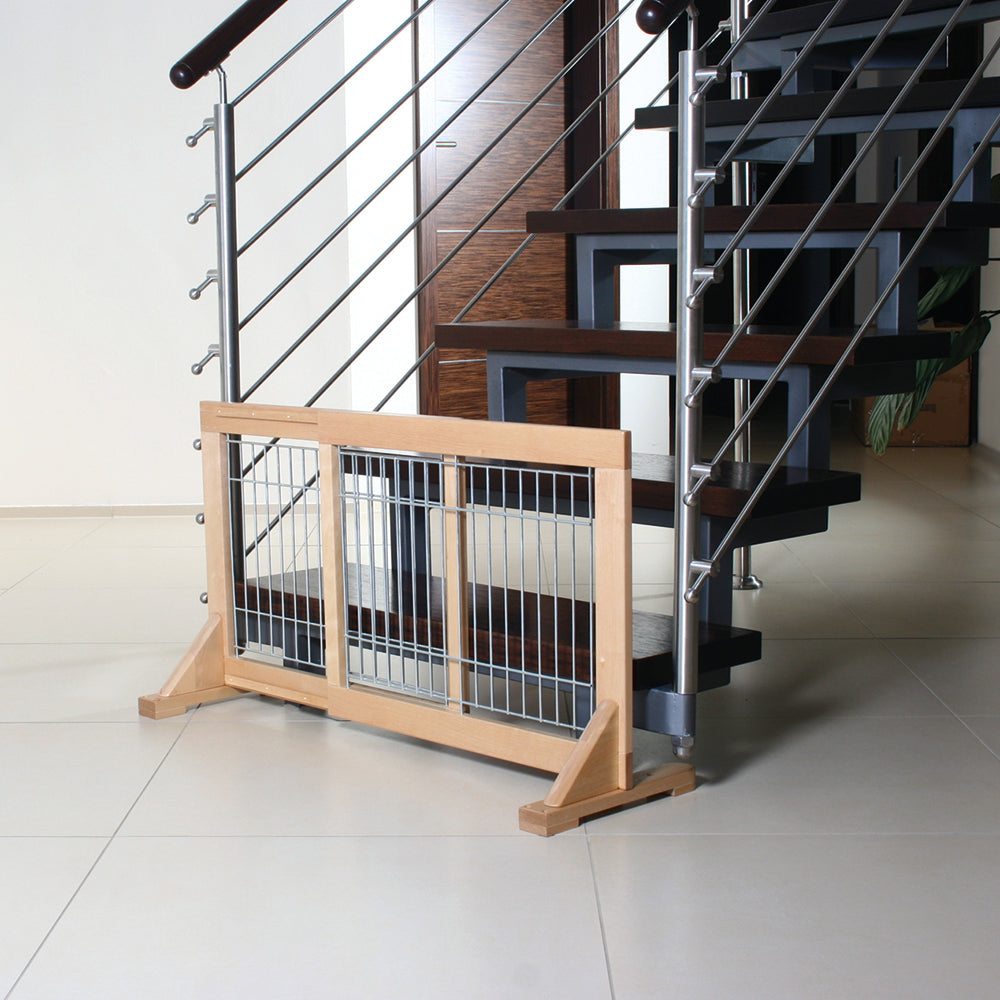 Trixie Dog Barrier Wood - 65-108 x 50 cm - Heads Up For Tails