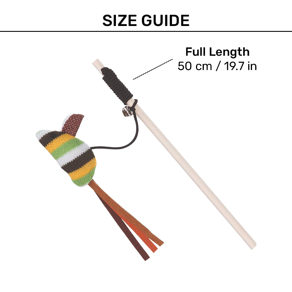 Trixie Playing Rod with Plush Mouse Cat Toy_03