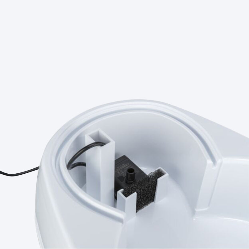 Trixie Curved Stream Drinking Fountain For Dog & Cat - White - 25x24.5x35 cm - Heads Up For Tails