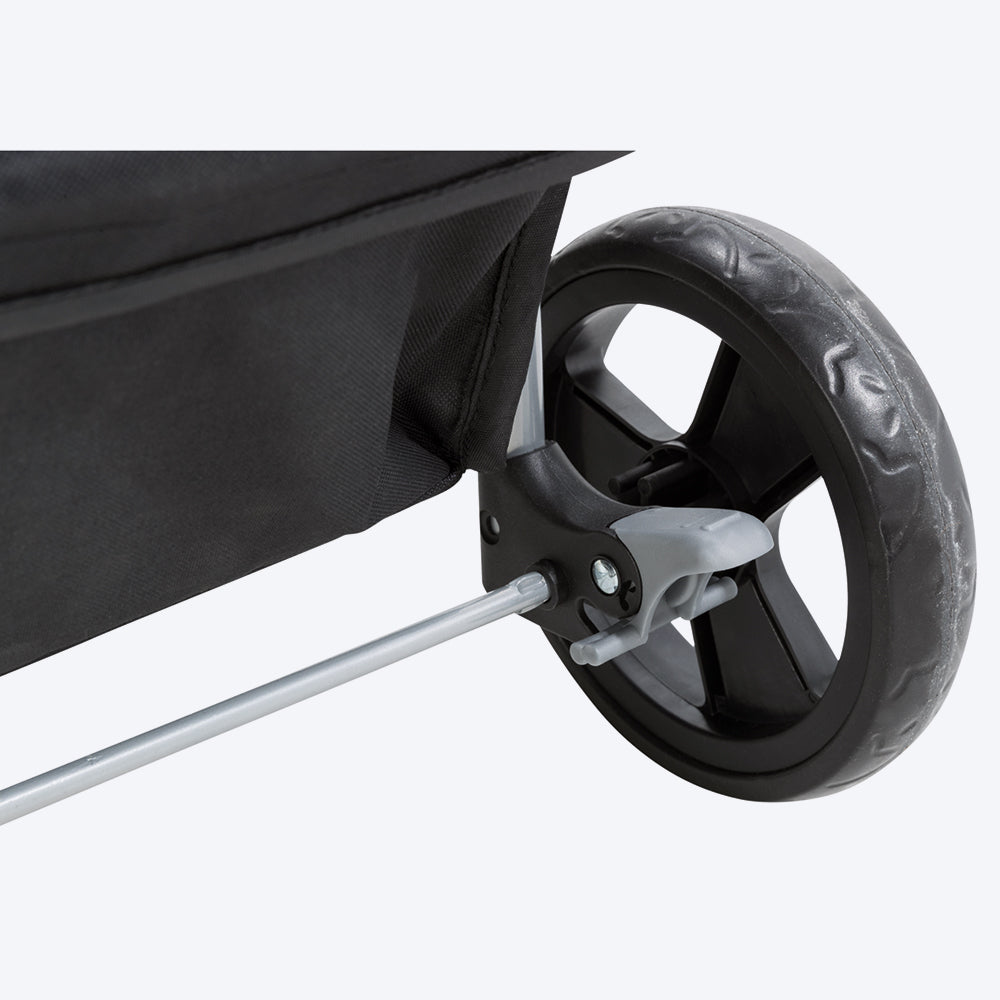 Trixie Black Buggy Hold Upto 11 kg 80 X 47 X 100 cm - Heads Up For Tails