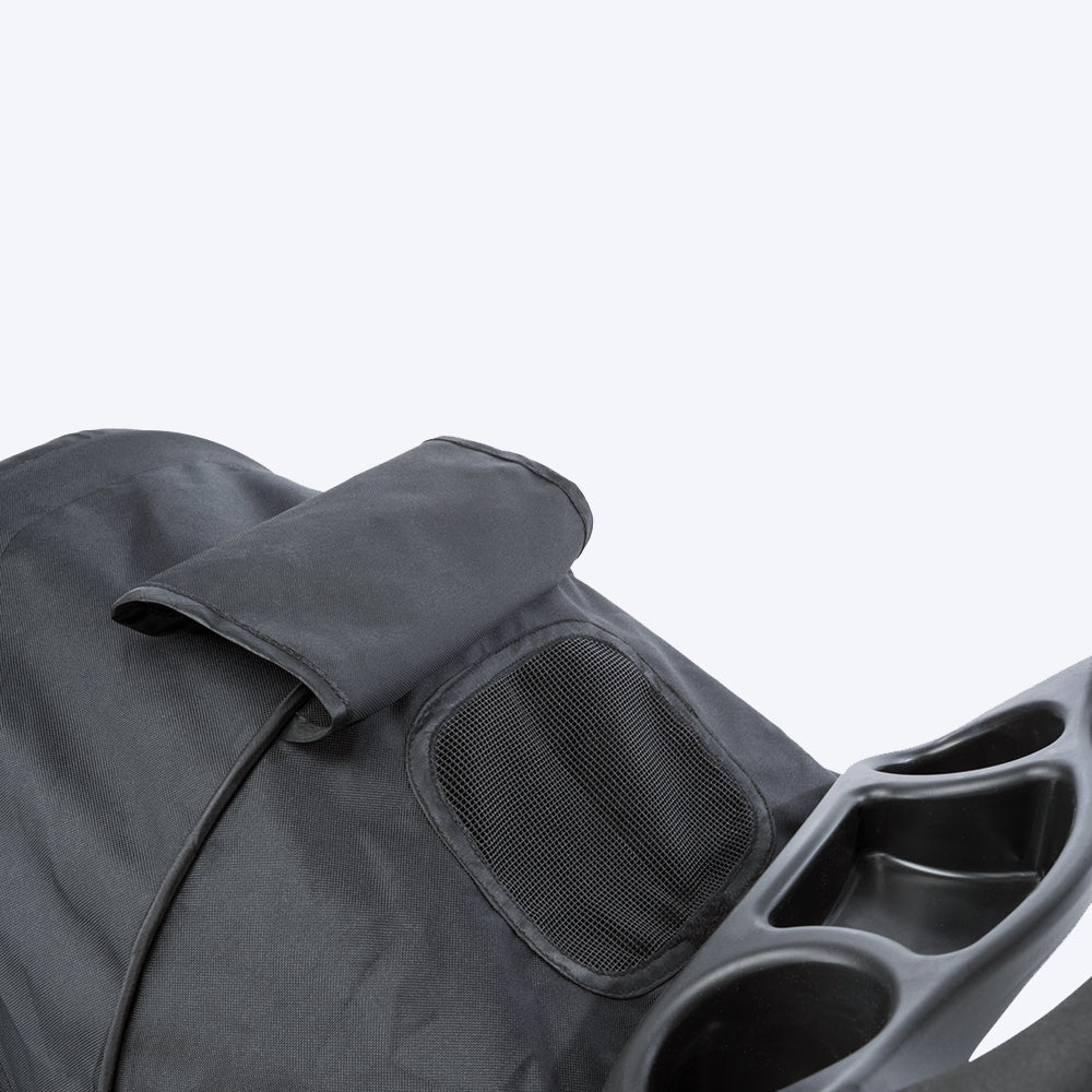 Trixie Black Buggy Hold Upto 11 kg 80 X 47 X 100 cm - Heads Up For Tails