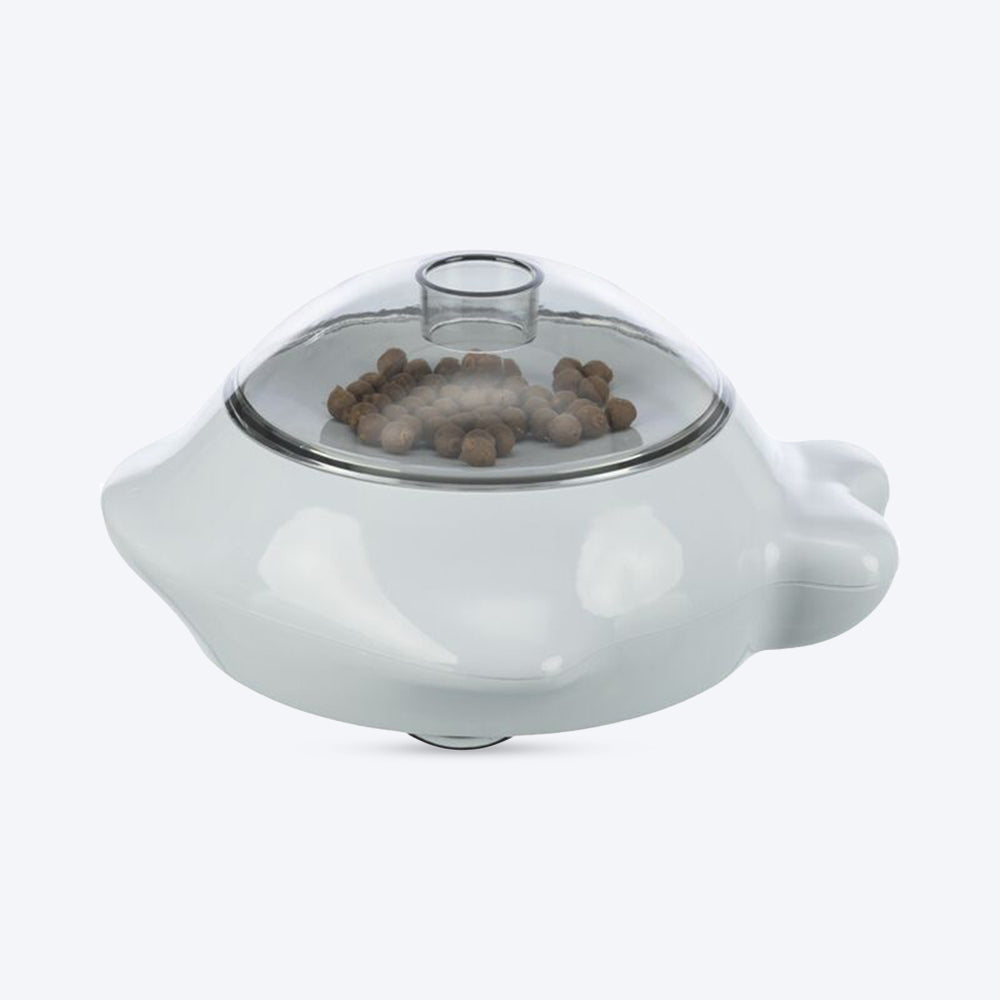 Trixie Snack Popper Interactive Dog Toy - White - Heads Up For Tails