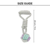 Trixie Junior Playing Woven-In Ball Dog Rope Toy - 23 cm_04