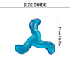Trixie Bungee Boomerang Triplex Interactive Toy For Dog - Blue - 17 cm - Heads Up For Tails