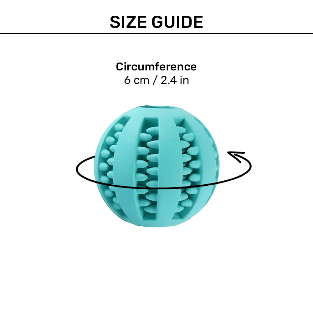 Trixie Denta Fun Natural Rubber Mint Flavour Dog Ball Toy_05