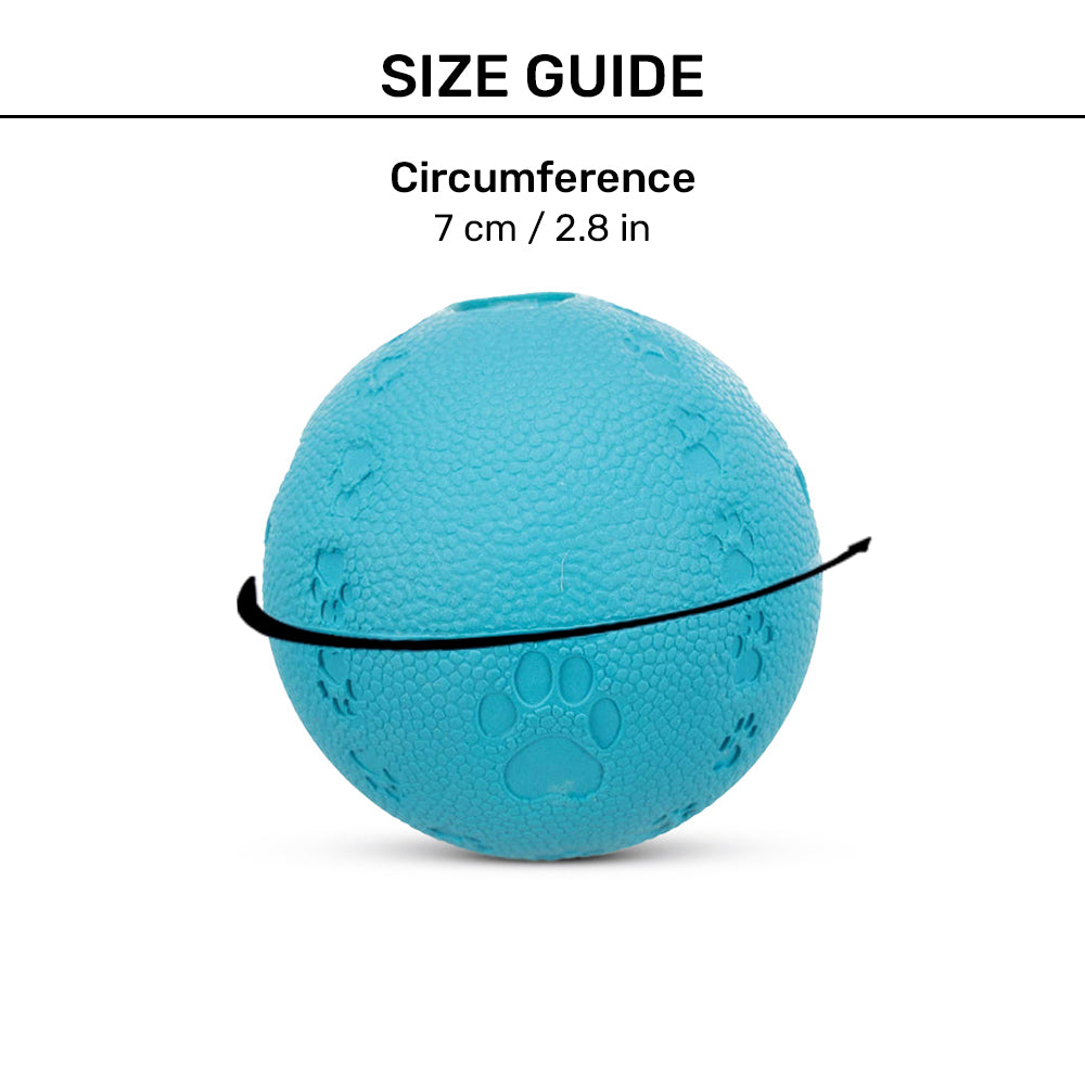 Trixie Natural Rubber Bouncy Ball Chew Toy for Dogs - Heads Up For Tails