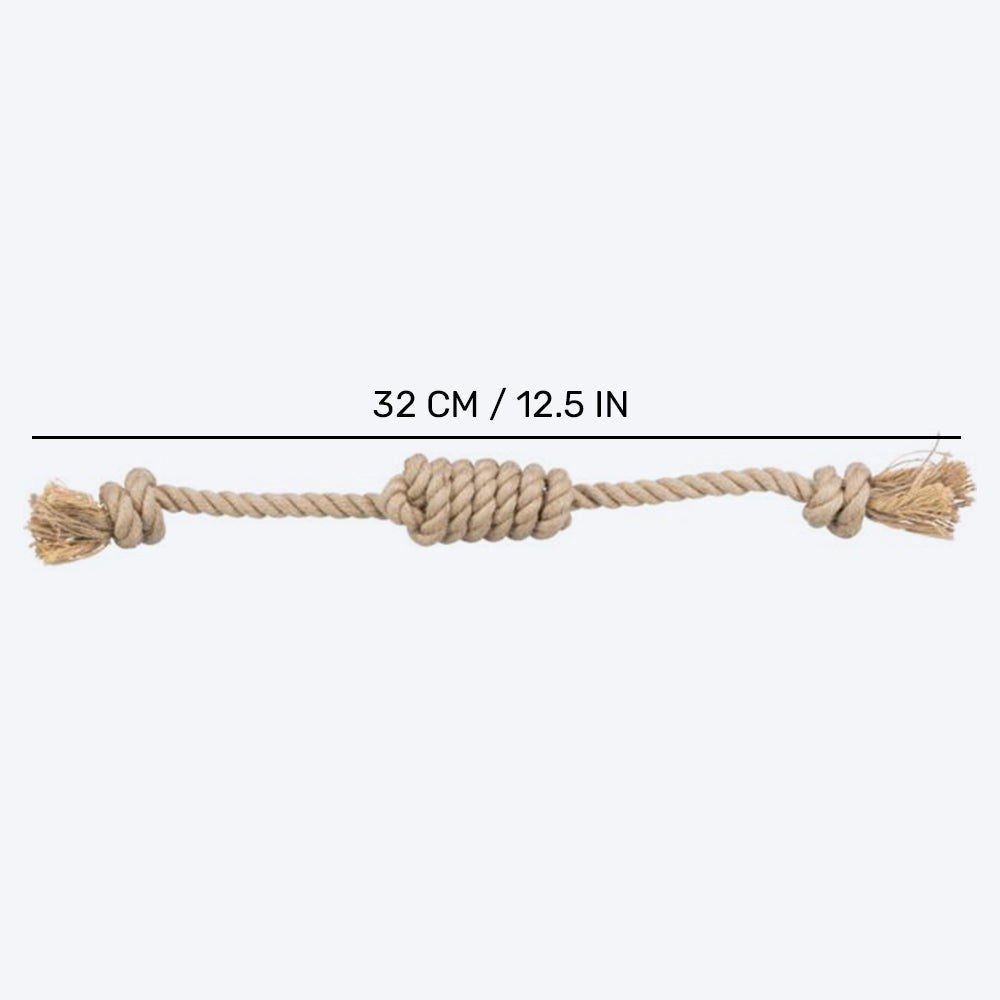 Trixie Playing Rope Dog Toy - Beige - 48 cm - Heads Up For Tails