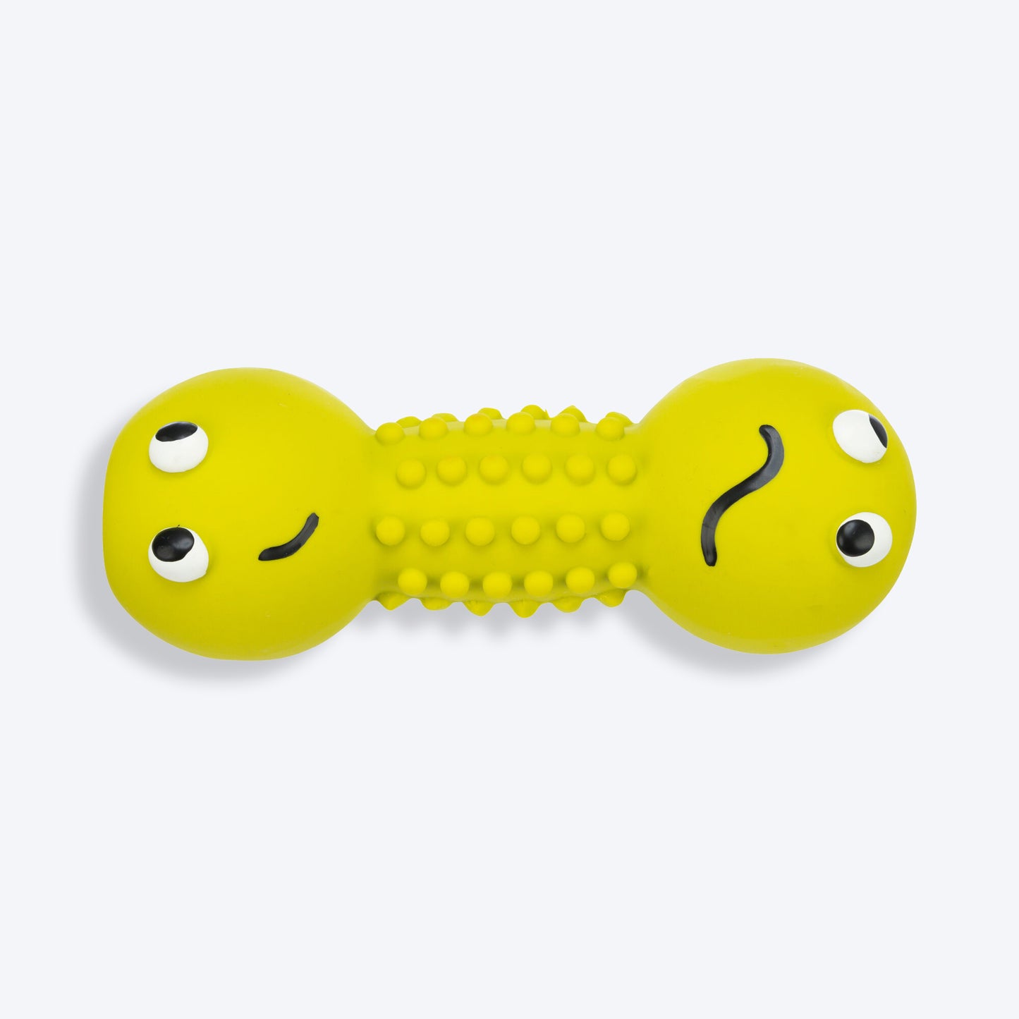 Trixie Smiley Dumbbell Motifs With Sound Latex Chew Dog Toy - 19 cm_03