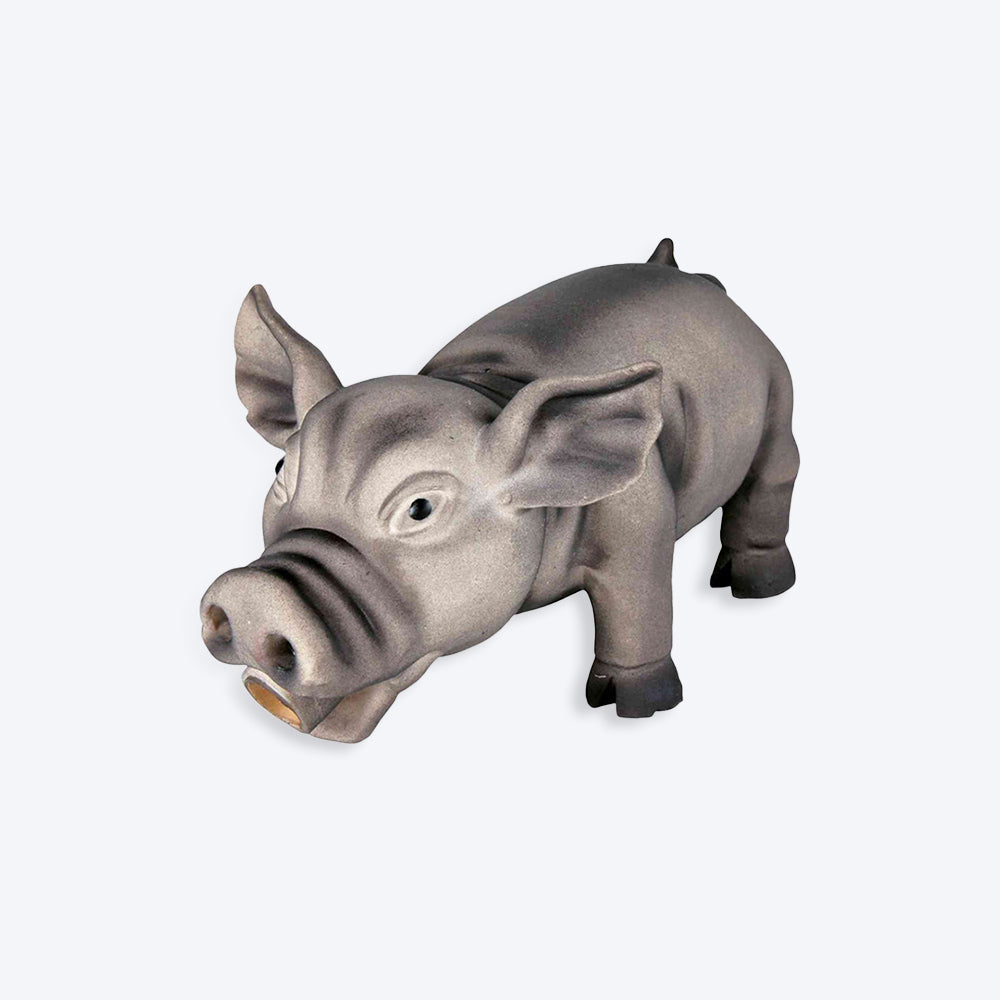 Trixie Pig Animal Sound Dog Toy - 17 cm - Heads Up For Tails