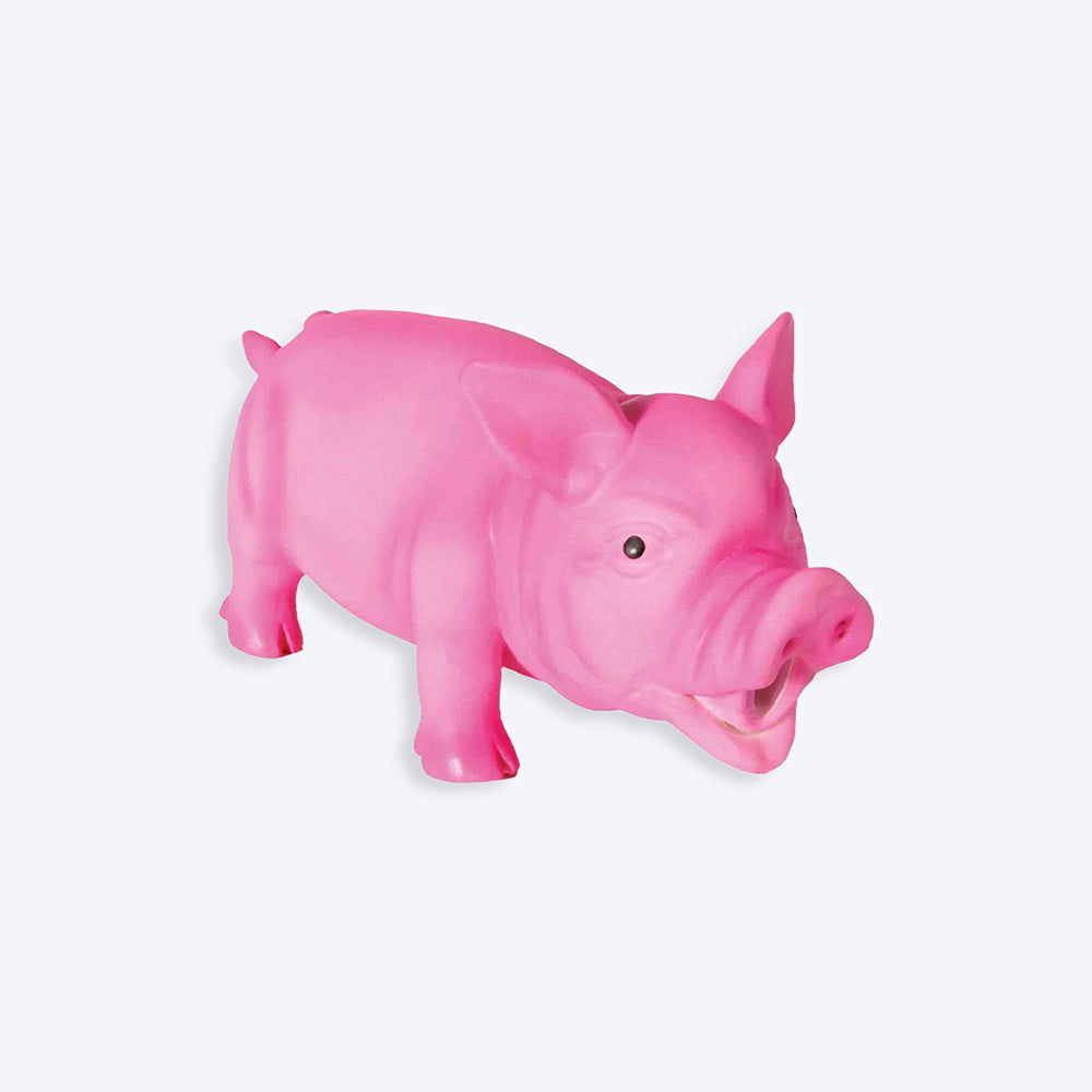 Trixie Pig Animal Sound Dog Toy - 17 cm - Heads Up For Tails