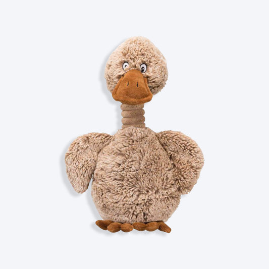 Trixie Duck With Sound Plush Dog Toy - Light Brown - 38 cm - Heads Up For Tails