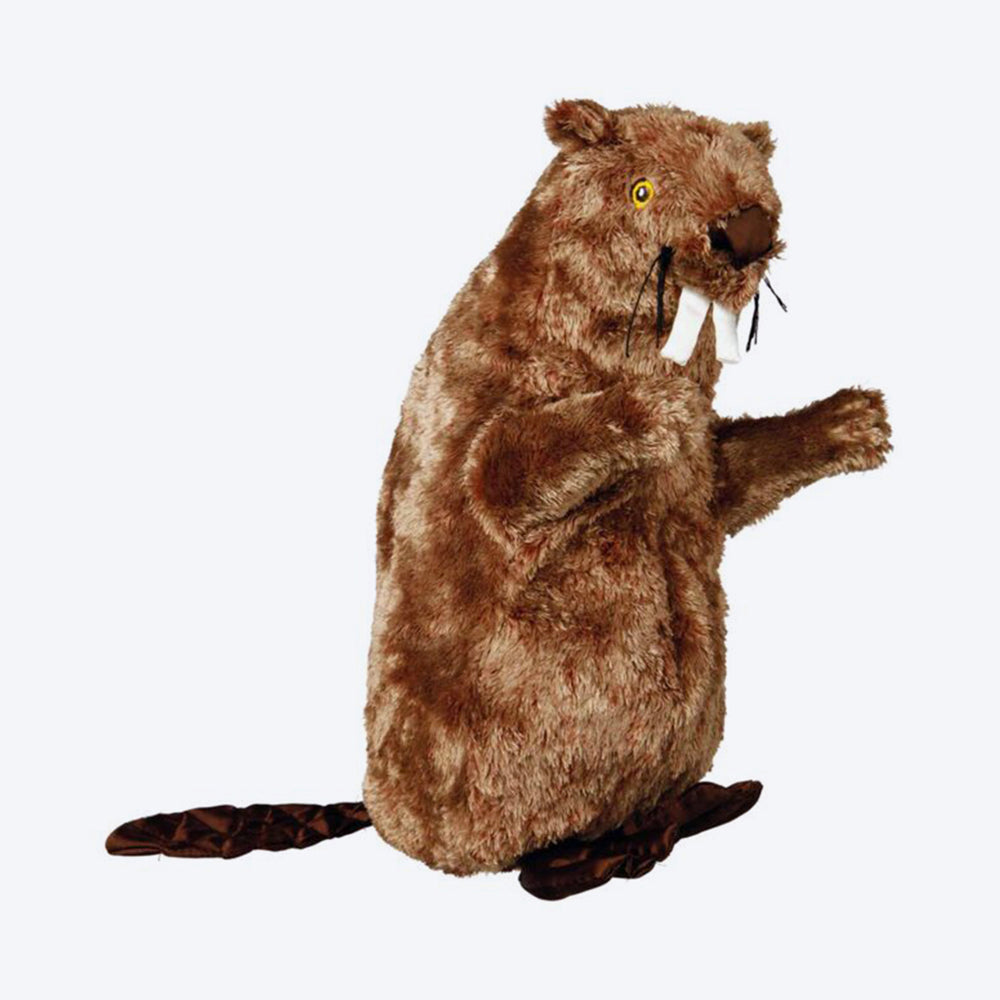 Trixie Beaver Animal Sound Plush Dog Toy - Brown - 27 cm - Heads Up For Tails