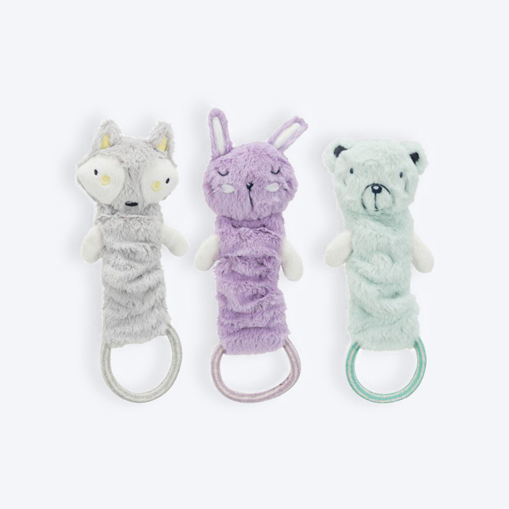 Trixie Junior Dangling With Rustling Foil Plush Dog Toy - Assorted - 33 cm_01