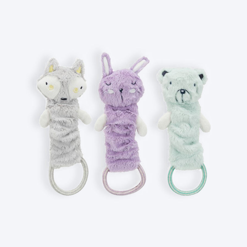 Trixie Junior Dangling With Rustling Foil Plush Dog Toy - Assorted - 33 cm_01