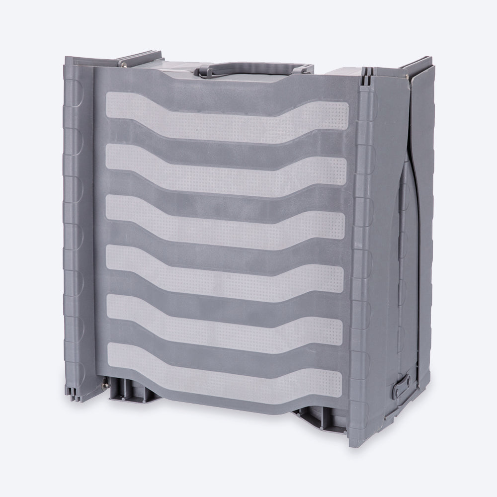 Trixie 3-Fold Grey Ramp plastic/TPR Hold - 39 X 150 cm - Heads Up For Tails
