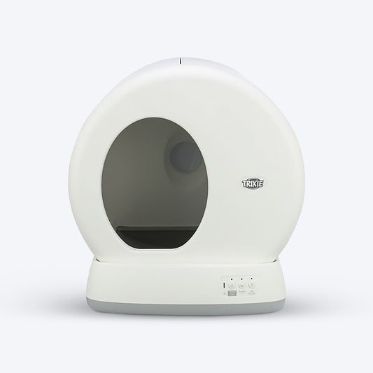 Trixie Self-Cleaning Litter Tray For Cat - White - 55.5 x 53 x 52 cm - Heads Up For Tails