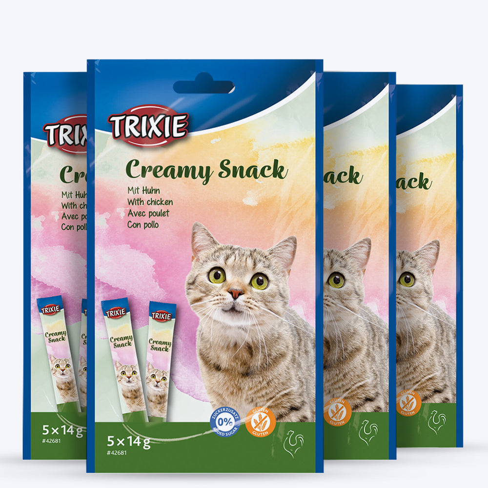 Trixie Creamy Snack Chicken Treat For Cat - 70 g - Heads Up For Tails