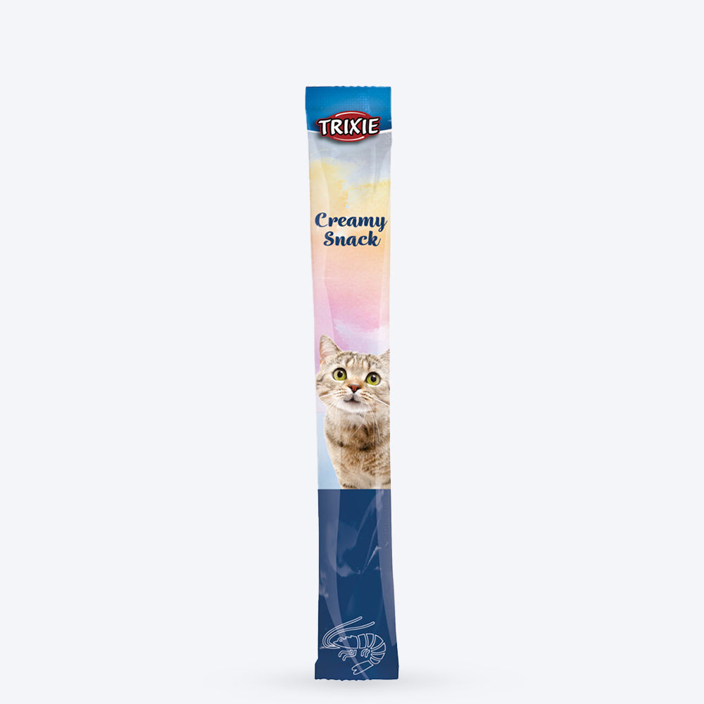 Trixie Creamy Snack Shrimp Treat For Cat - 70 g - Heads Up For Tails