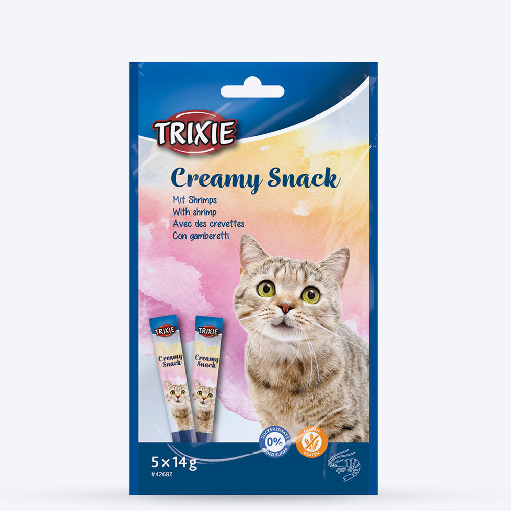 Trixie Creamy Snack Shrimp Treat For Cat - 70 g - Heads Up For Tails