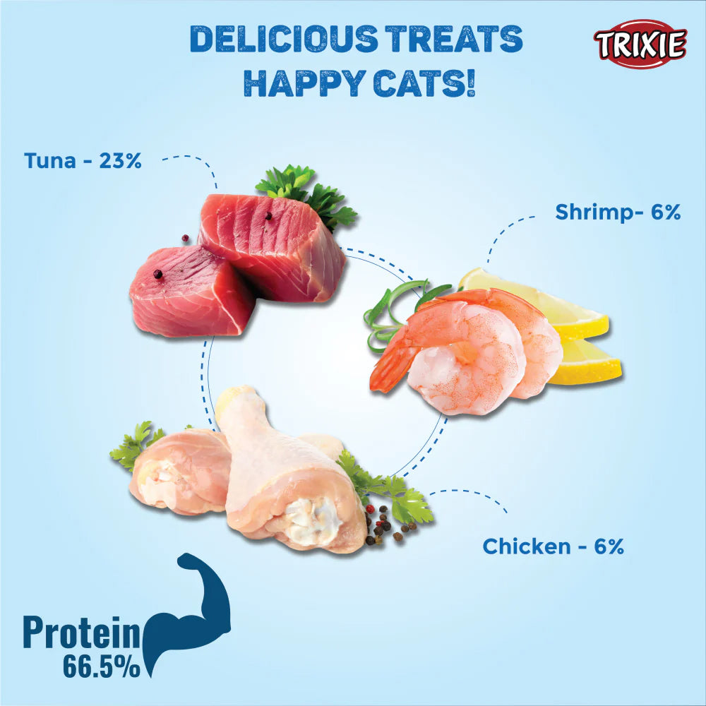 Trixie Creamy Snack Shrimp Treat For Cat - 70 g - Heads Up For Tails