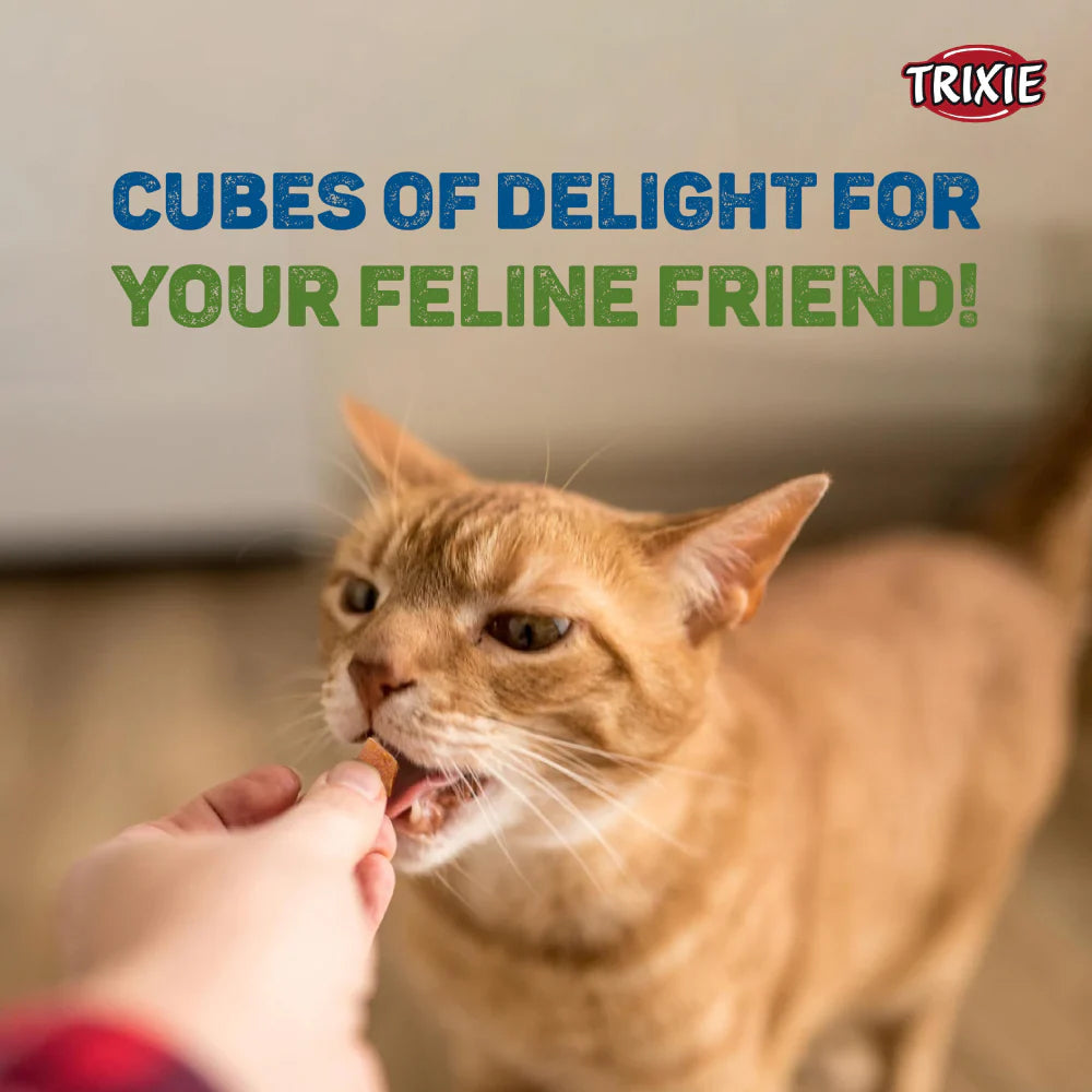Trixie Premio Chicken Cubes Treat For Cat - 50 g - Heads Up For Tails