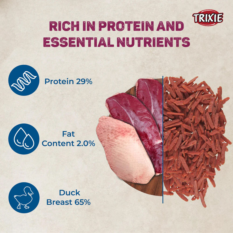 Trixie Premio Duck Filet Bites Treat For Cat - 50 g - Heads Up For Tails
