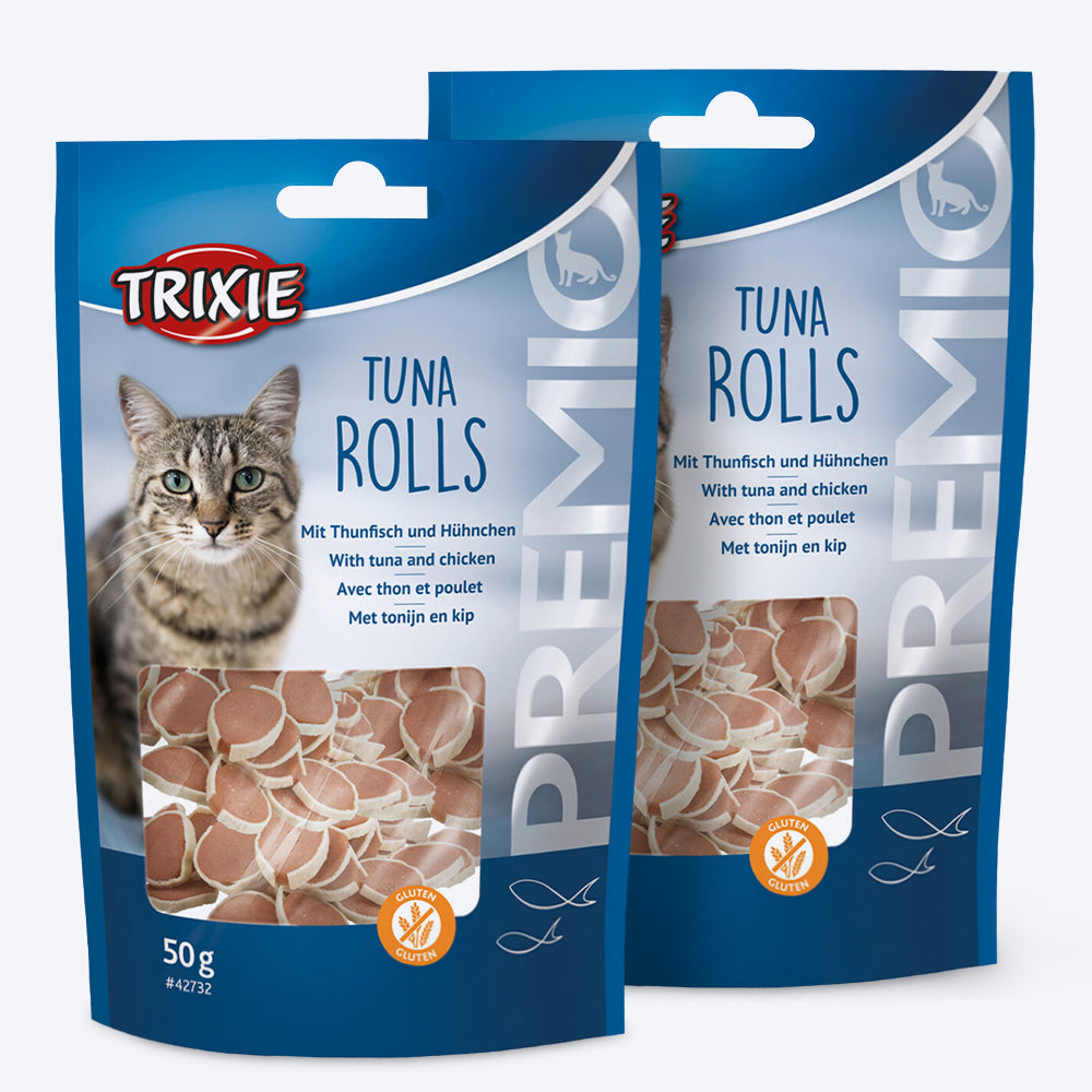 Trixie Premio Tuna Rolls Treat For Cat - 50 g - Heads Up For Tails